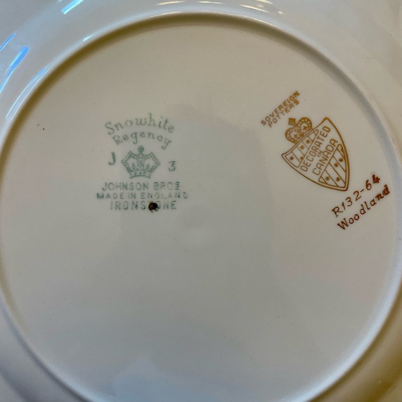 Snowhite Regency Woodland Dinnerware - Vintage, Made in England - Picture 3 of 6